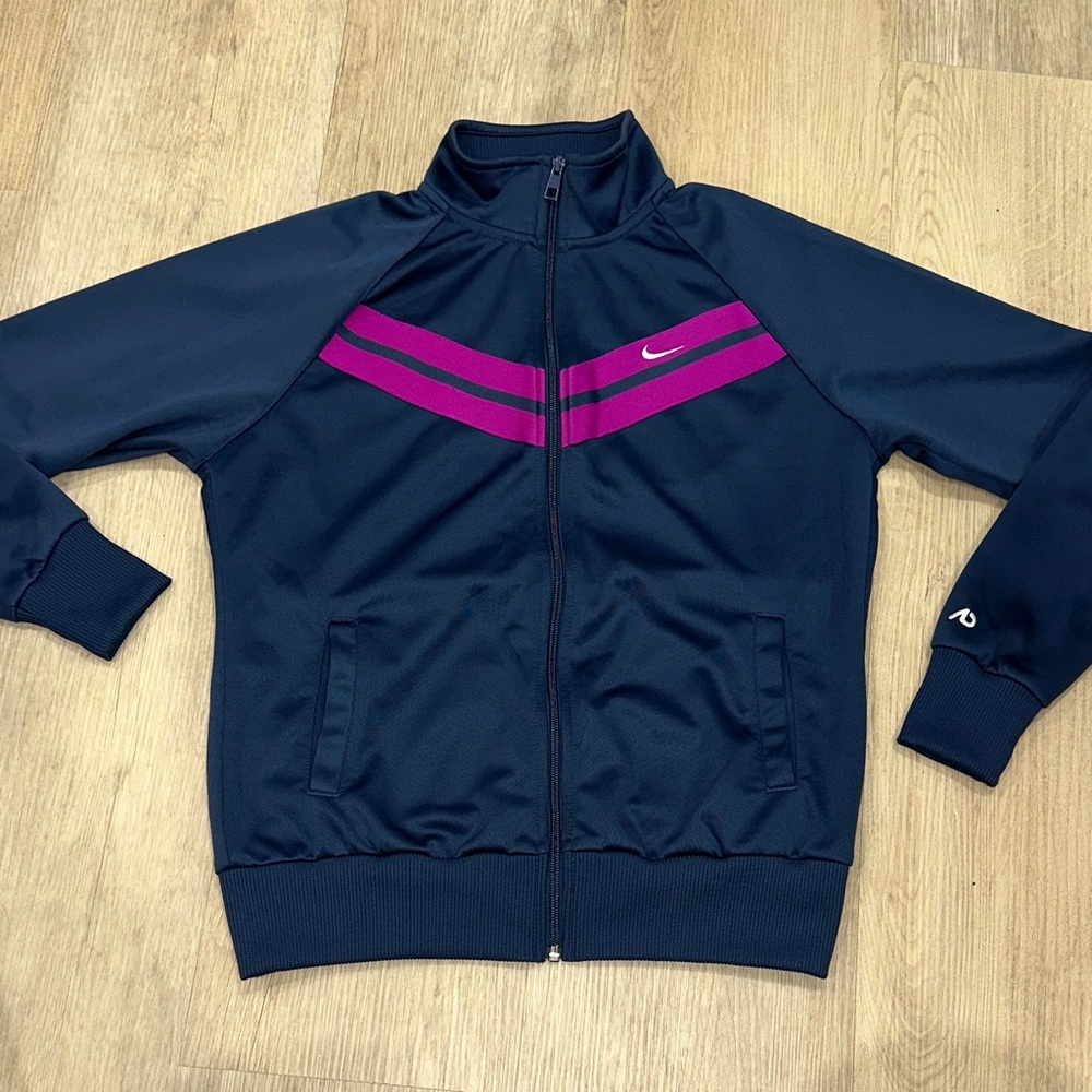 NIKE SIZE XL~ATHLETE TRACK DEPARTMENT RUNNING LAYER JACKET ~SWEATSHIRT ZIP UP~ - Picture 4 of 15